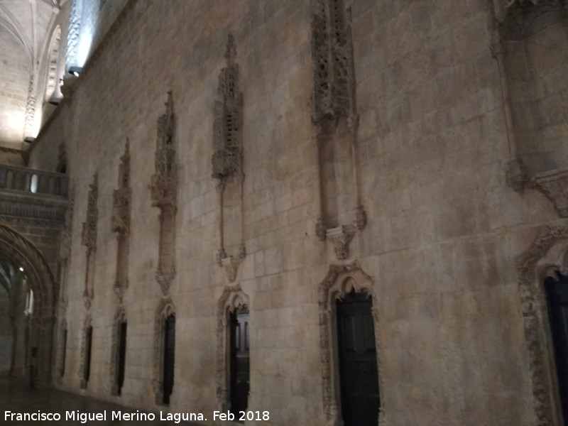 Monasterio de los Jernimos - Monasterio de los Jernimos. Fachada interna