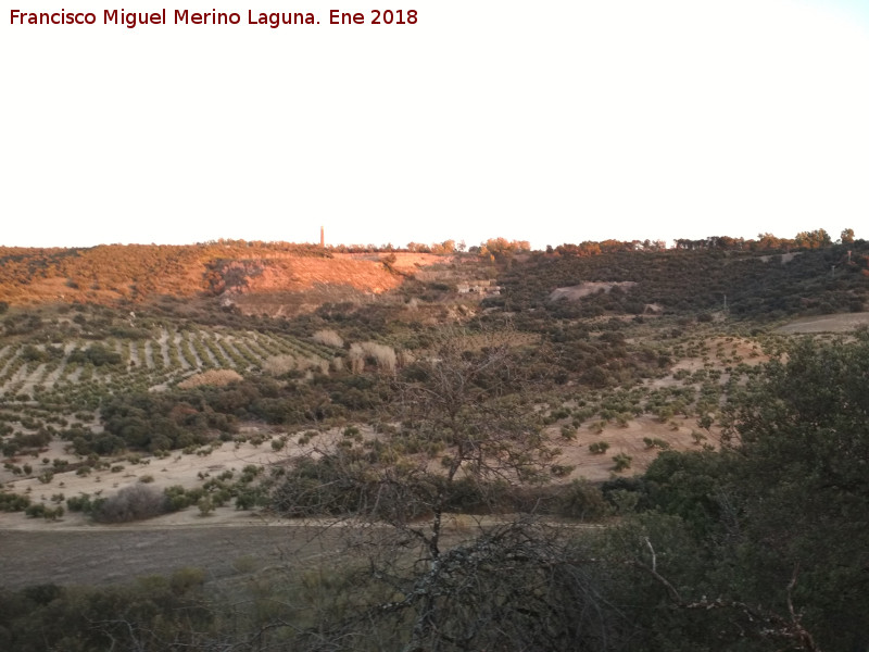 Hoyo de San Bartolom - Hoyo de San Bartolom. Desde el Cerro de San Bartolom