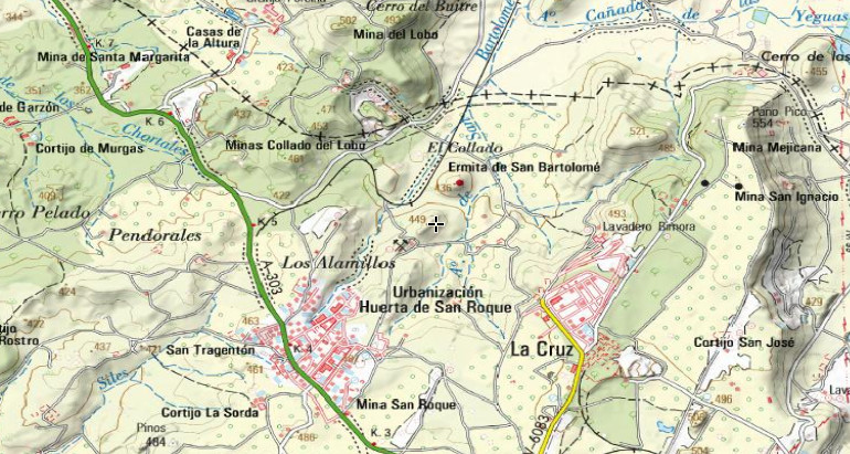 Pozo La Prueba - Pozo La Prueba. Mapa