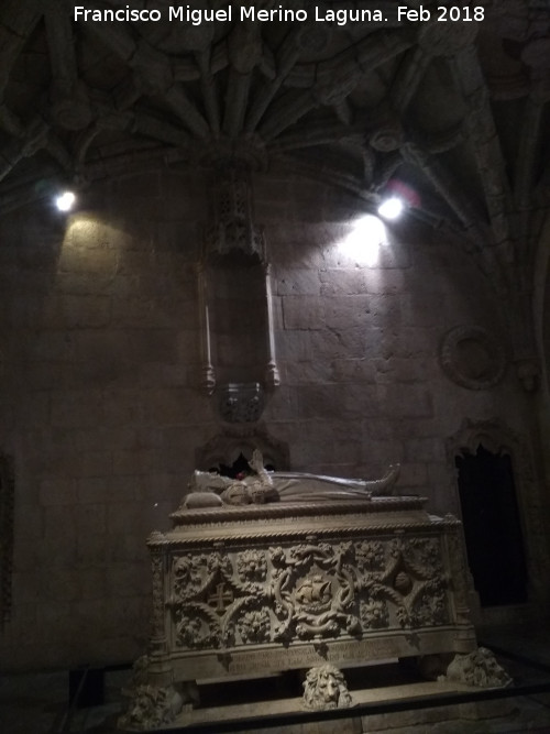 Vasco da Gama - Vasco da Gama. Tumba en el Monasterio de los Jernimos - Lisboa