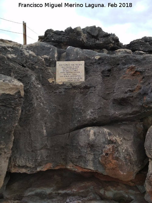 Boca del Infierno - Boca del Infierno. Placa