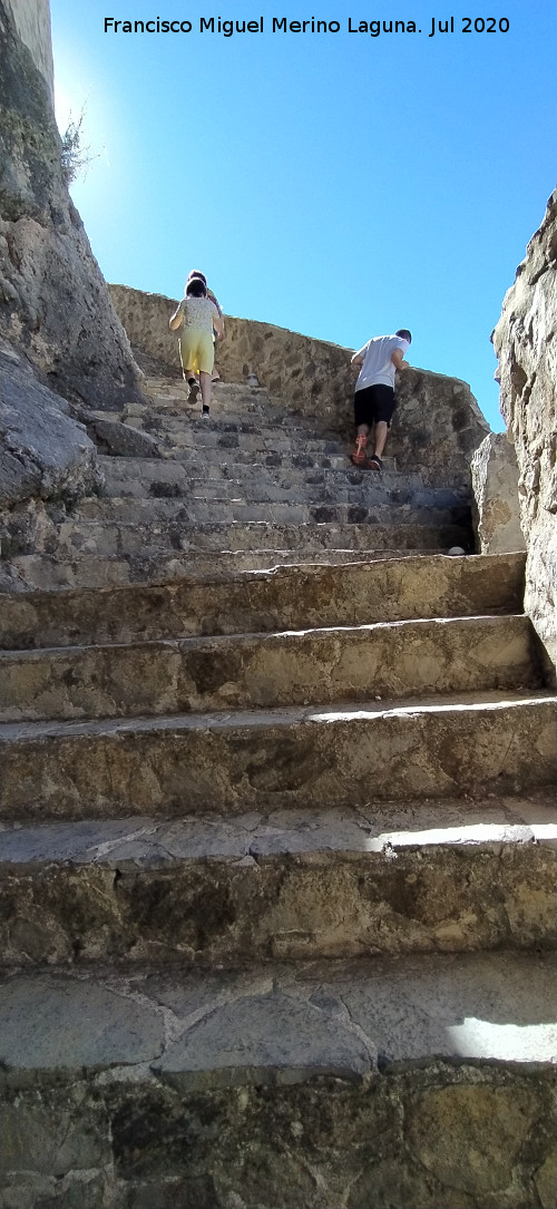 Castillo de Olvera - Castillo de Olvera. Escaleras