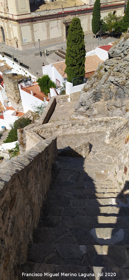 Castillo de Olvera - Castillo de Olvera. Escaleras