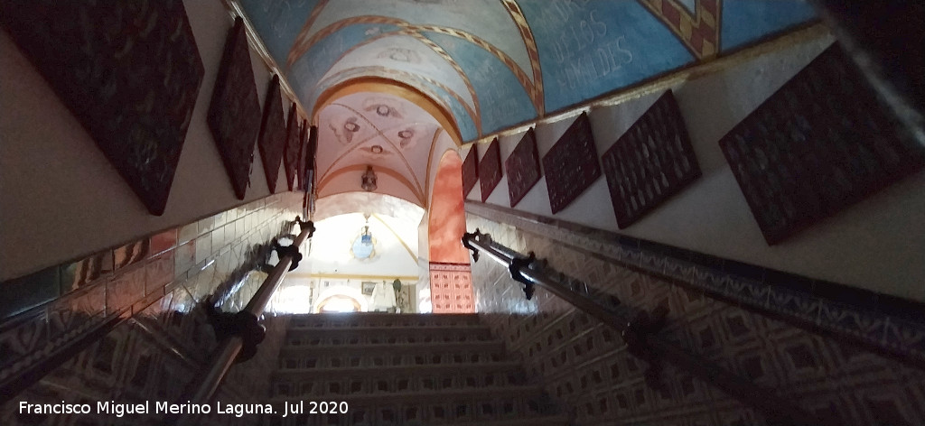 Santuario de los Remedios - Santuario de los Remedios. Escalera