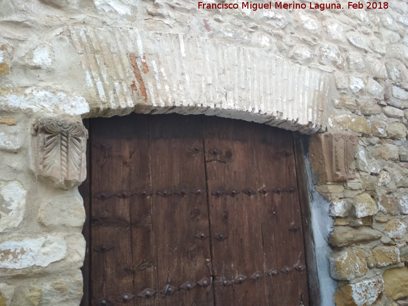 Casa de la Calle Horno de San Pablo n 5 - Casa de la Calle Horno de San Pablo n 5. Detalle de la puerta del patio lateral