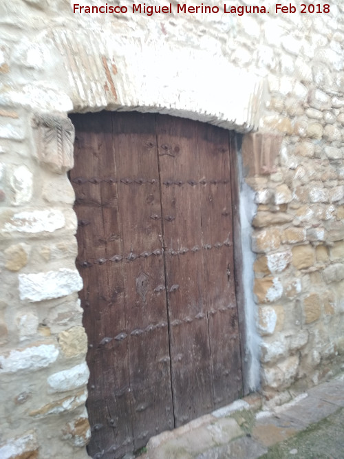 Casa de la Calle Horno de San Pablo n 5 - Casa de la Calle Horno de San Pablo n 5. Puerta del patio lateral