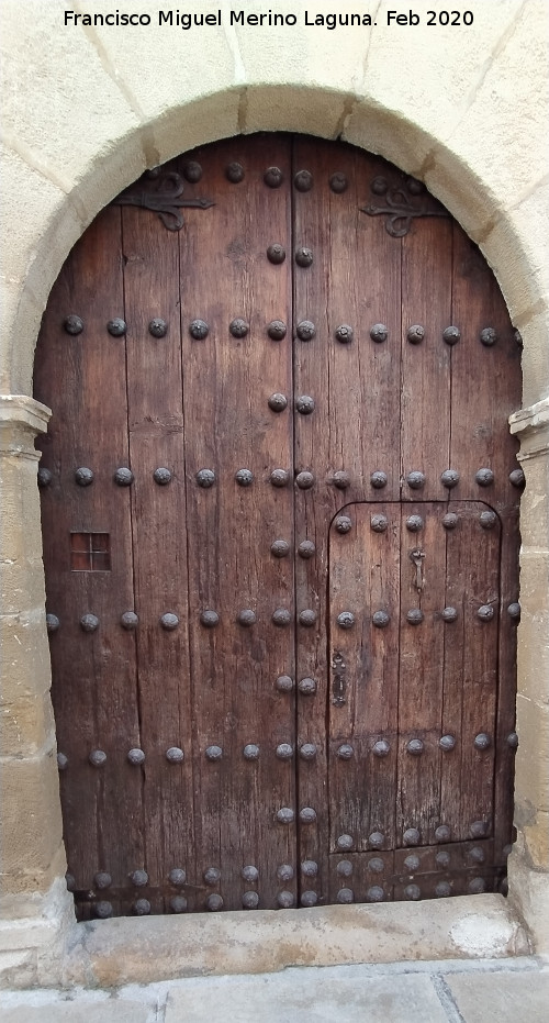 Casa de la Calle Horno de San Pablo n� 5 - Casa de la Calle Horno de San Pablo n� 5. Puerta de clavaz�n