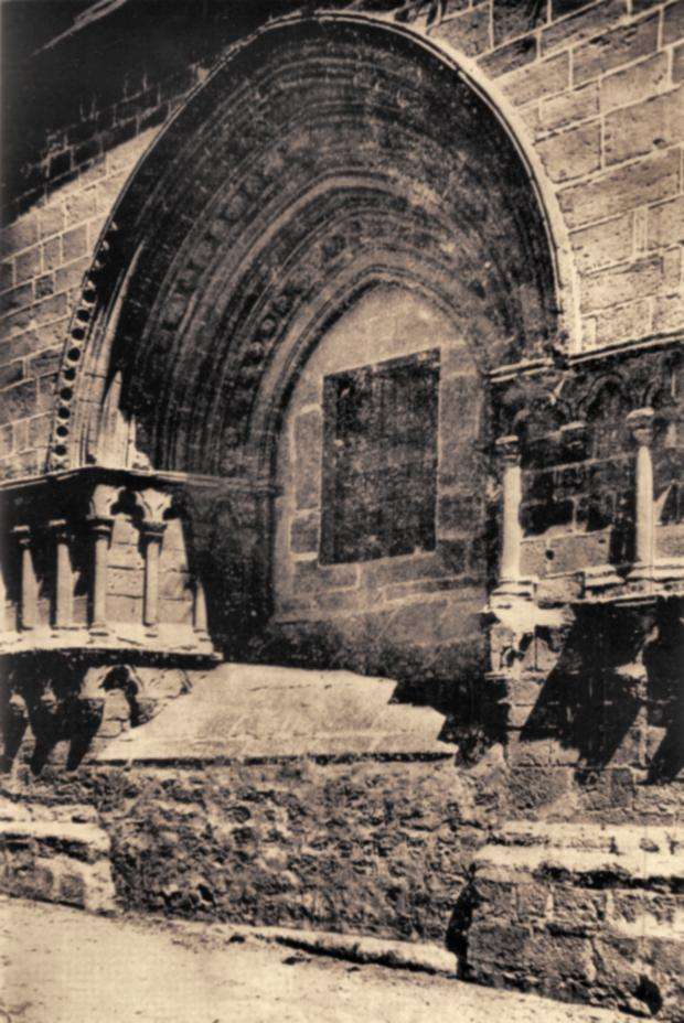 Iglesia de San Pablo. Portada de los Carpinteros - Iglesia de San Pablo. Portada de los Carpinteros. Foto antigua