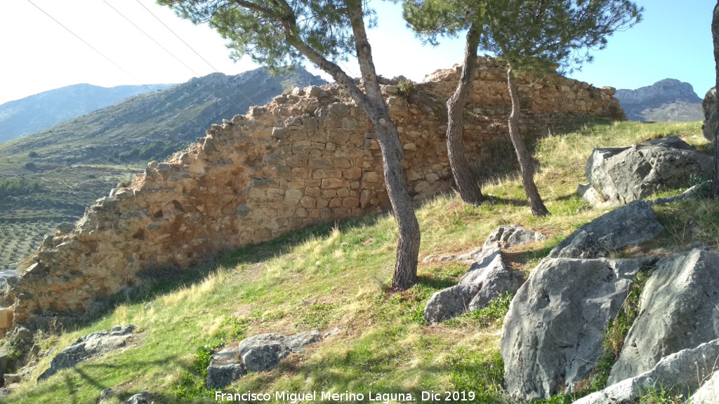 Muralla de Jan. Torren Sur IV - Muralla de Jan. Torren Sur IV. Intramuros. Lienzo que une el Torren Sur IV con el Torren Sur V