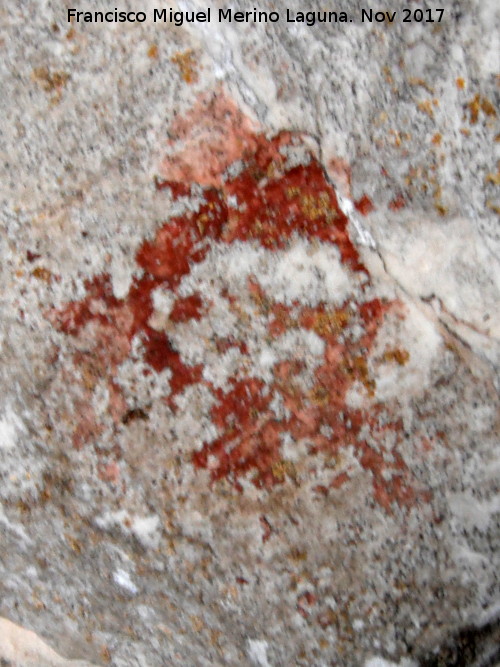 Pinturas rupestres de la Pea I - Pinturas rupestres de la Pea I. Figura circular