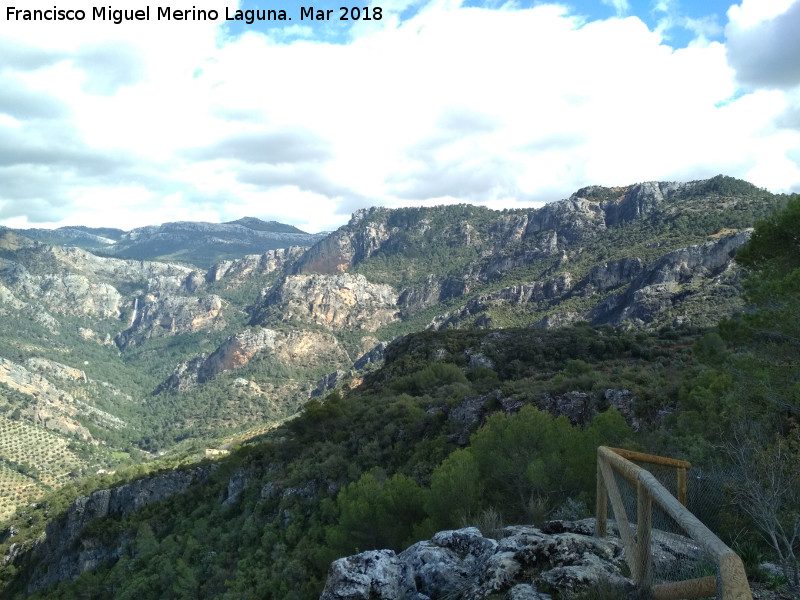 Mirador de los Ingenieros - Mirador de los Ingenieros. Vistas hacia La Osera