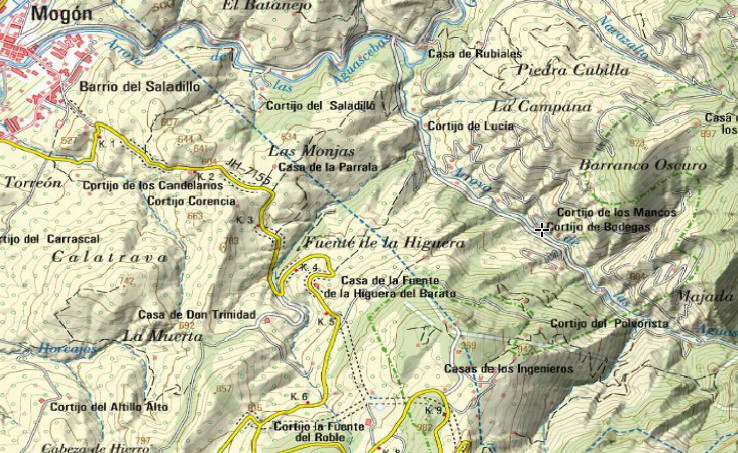 Cortijo de Bodegas - Cortijo de Bodegas. Mapa