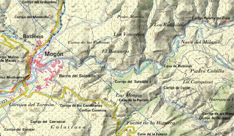Cortijo de Rubiales - Cortijo de Rubiales. Mapa