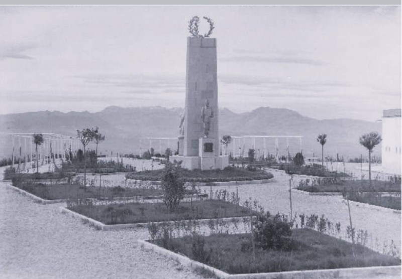 Jardines del Alfrez Rojas Navarrete - Jardines del Alfrez Rojas Navarrete. Foto antigua