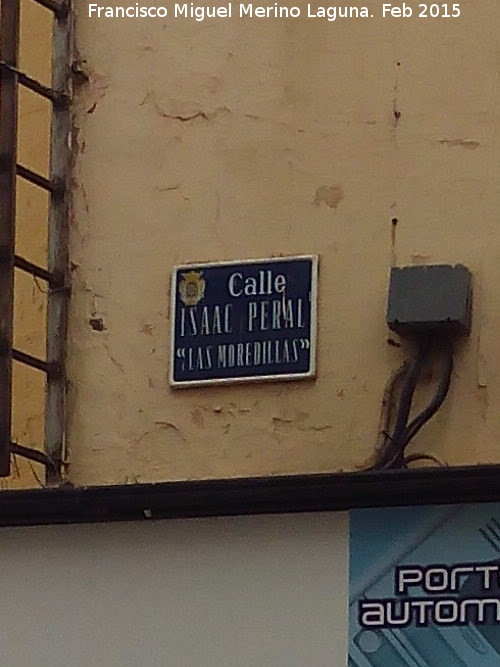 Calle Isaac Peral - Calle Isaac Peral. Placa