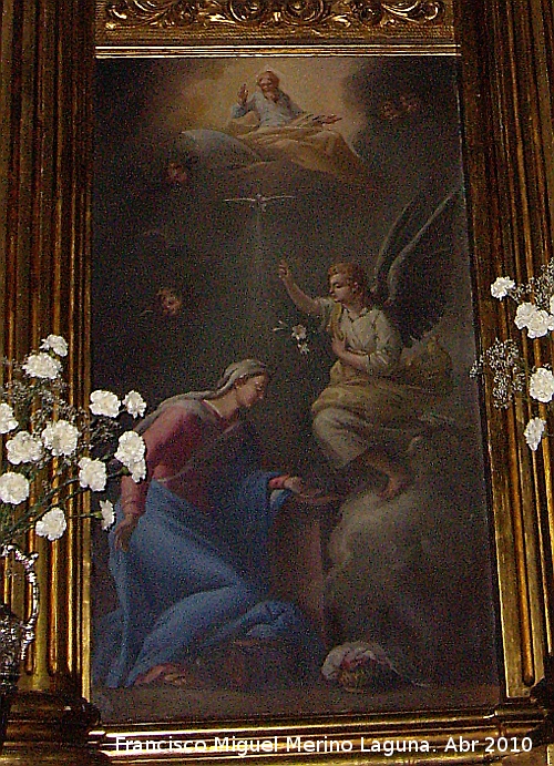 Iglesia de Santiago el Mayor - Iglesia de Santiago el Mayor. Cuadro del retablo inferior izquierdo