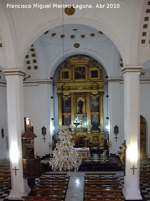 Iglesia de Santiago el Mayor - Iglesia de Santiago el Mayor. Desde el Coro