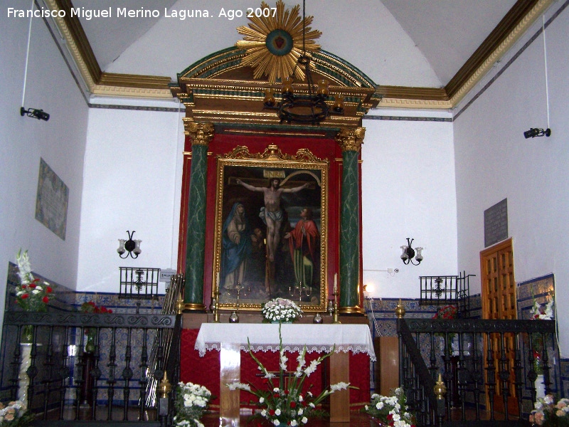 Ermita del Cristo de Chircales - Ermita del Cristo de Chircales. Altar