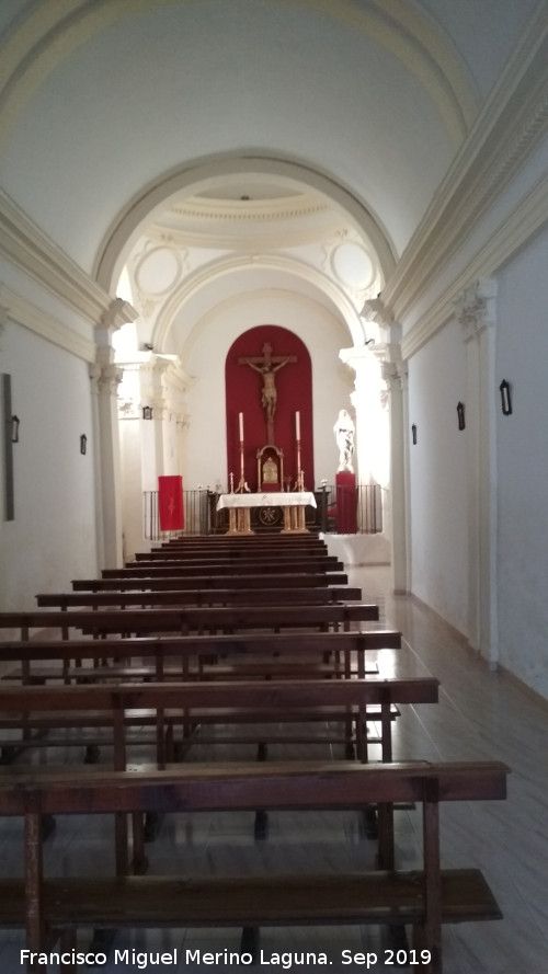 Ermita de San Sebastin - Ermita de San Sebastin. Interior