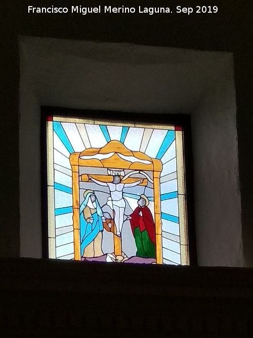 Ermita de San Sebastin - Ermita de San Sebastin. Vidriera