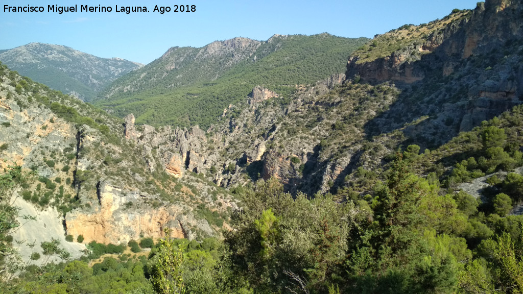 Caon de Pitillos - Caon de Pitillos. Desde la Caada del Sabinar