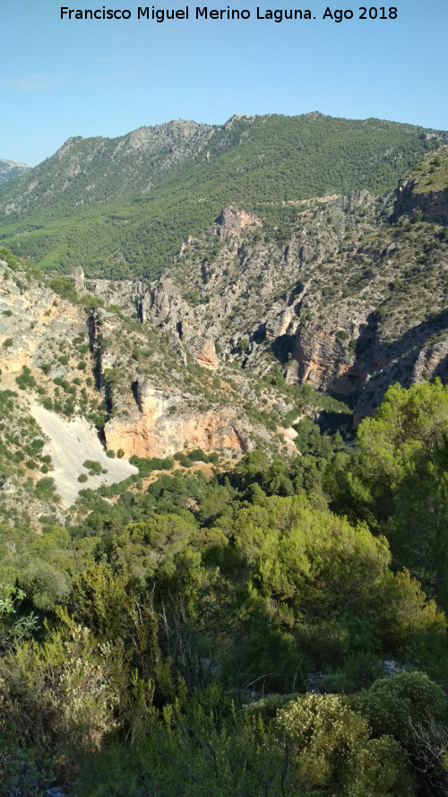 Caon de Pitillos - Caon de Pitillos. Desde la Caada del Sabinar