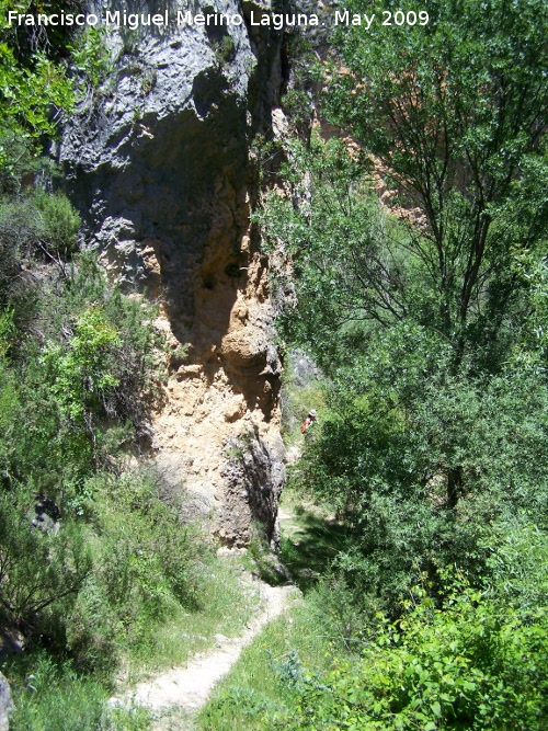 Caon de Pitillos - Caon de Pitillos. Sendero