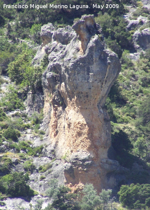 Caon de Pitillos - Caon de Pitillos. Formacin de piedra caliza