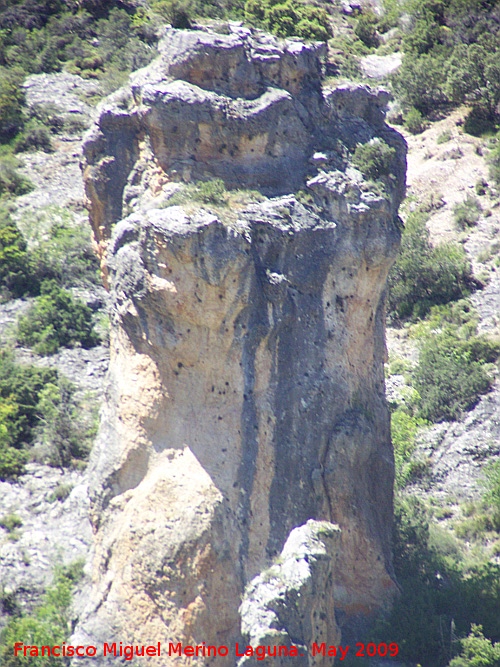 Caon de Pitillos - Caon de Pitillos. Formacin de piedra caliza