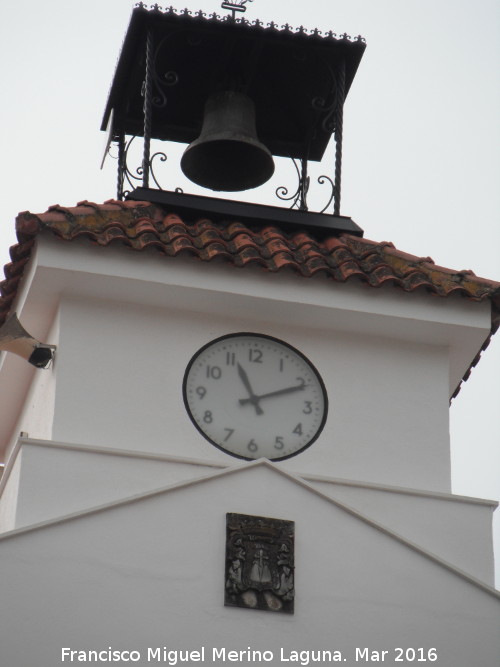 Ayuntamiento de Valdepeas de Jan - Ayuntamiento de Valdepeas de Jan. Torre del reloj