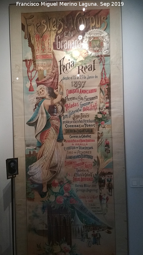 Corpus Christi de Granada - Corpus Christi de Granada. Cartel de 1897. Casa de los Tios