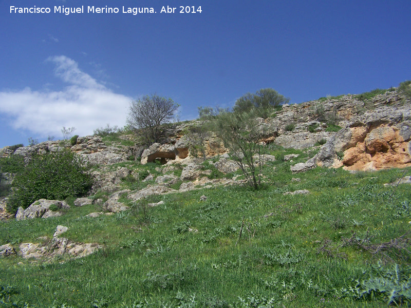 Oppidum de Giribaile - Oppidum de Giribaile. Ladera sur