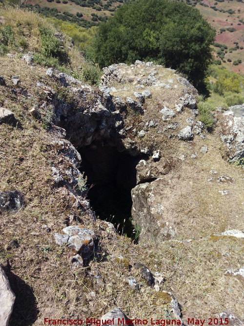 Castillo de Giribaile - Castillo de Giribaile. Habitculo del torren alto del camino fortificado