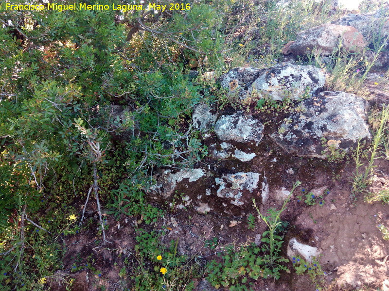 Poblado prehistrico del Cerro del Salto - Poblado prehistrico del Cerro del Salto. Muralla