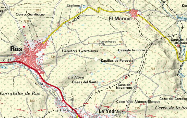 Camino de Perovela - Camino de Perovela. Mapa