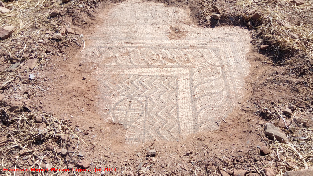 Villa romana del Cerrillo del Cuco - Villa romana del Cerrillo del Cuco. Mosaico