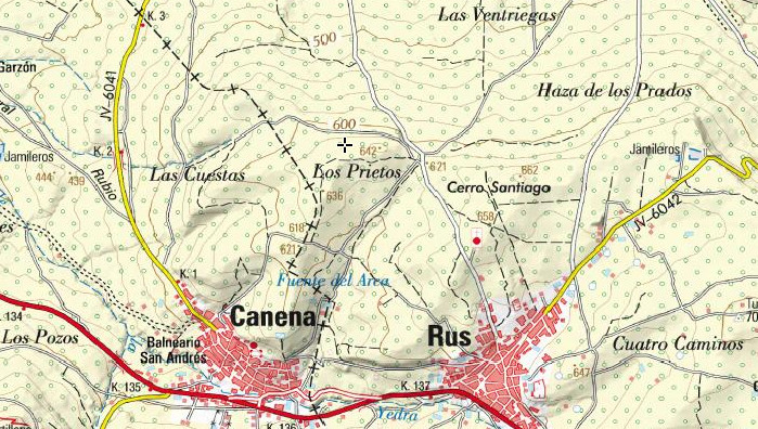 Caracol de la Terraza de los Prietos - Caracol de la Terraza de los Prietos. Mapa