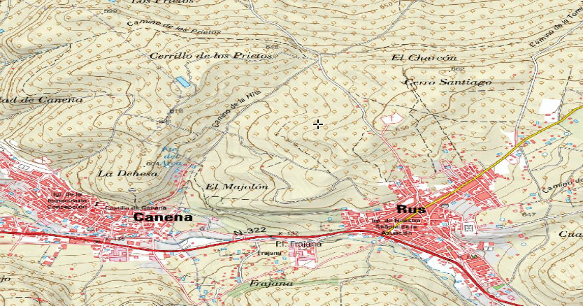 Albarrada del Grajo - Albarrada del Grajo. Mapa