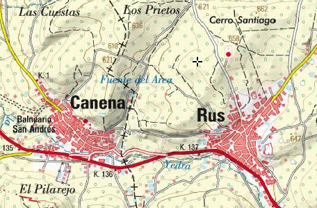 Caracol Esparraguero - Caracol Esparraguero. Mapa