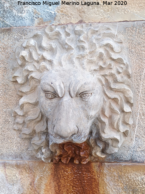 Fuente de la Calle Granadillos - Fuente de la Calle Granadillos. Cabeza de len