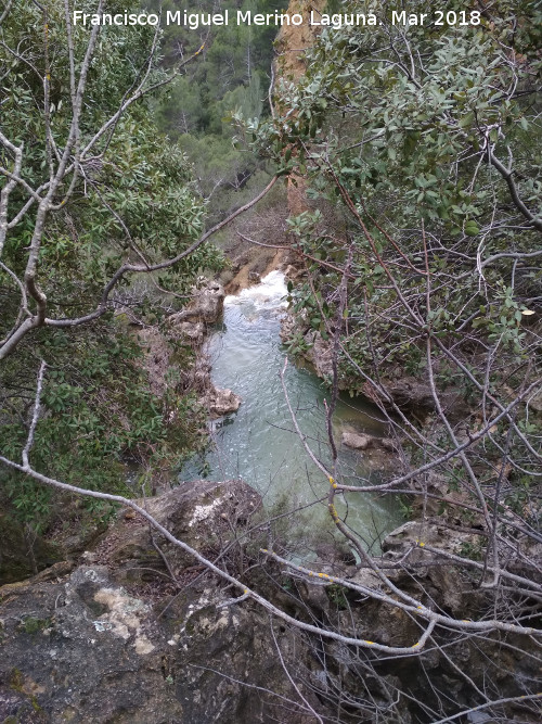 Cascada Segunda de la Osera - Cascada Segunda de la Osera. Parte alta