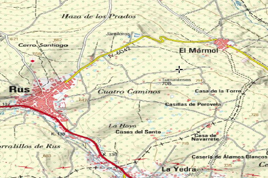 Albarrada de los Llanos - Albarrada de los Llanos. Mapa