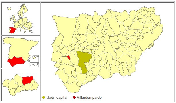 Villardompardo - Villardompardo. Localizacin