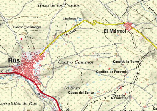 Vrtice geodsico de Turrutenses - Vrtice geodsico de Turrutenses. Mapa