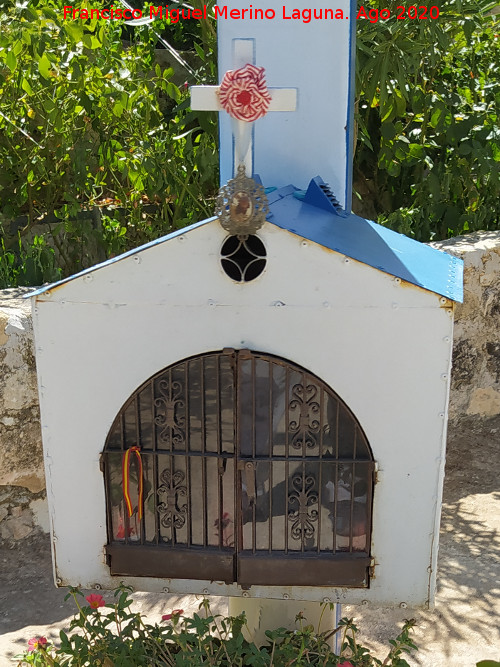 Cruz de Juana Moreno - Cruz de Juana Moreno. Caseta para velas