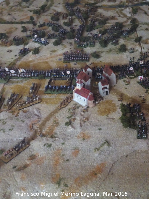 Historia de Villanueva de la Reina - Historia de Villanueva de la Reina. Maqueta de la Accin de Villanueva