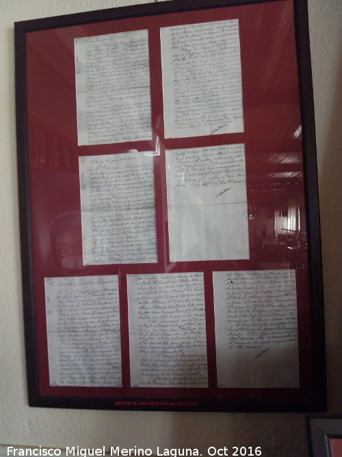 Historia de Villanueva de la Reina - Historia de Villanueva de la Reina. Cartas de Reding a Villanueva de la Reina. Casa de Postas - Villanueva de la Reina
