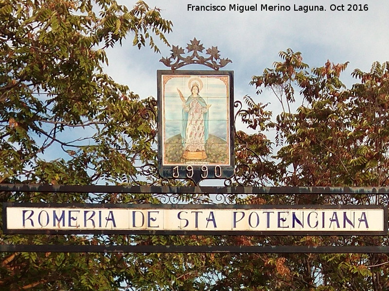 Romera de Santa Potenciana - Romera de Santa Potenciana. 