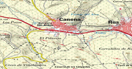 Albarrada de la Hoya - Albarrada de la Hoya. Mapa