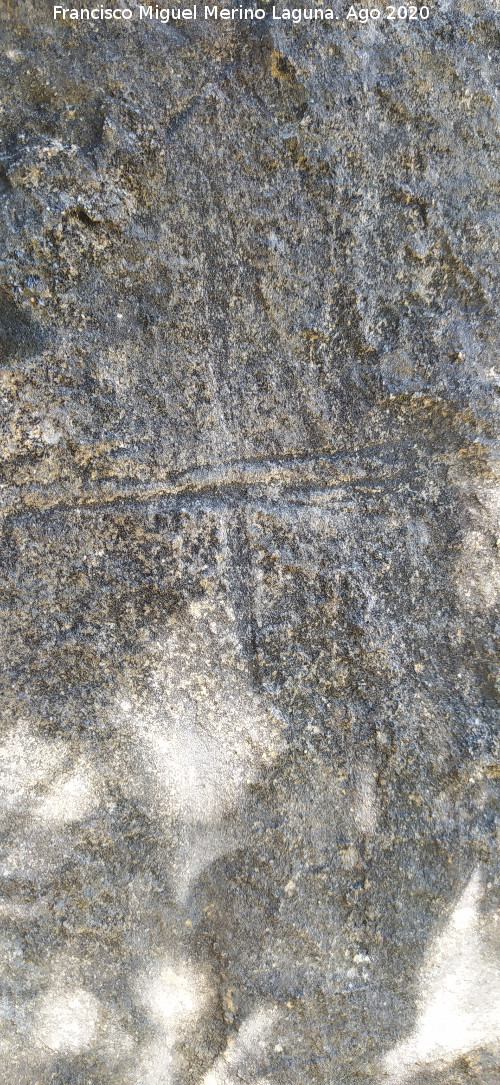 Monolito de las Cruces - Monolito de las Cruces. Cruz de trazos dobles